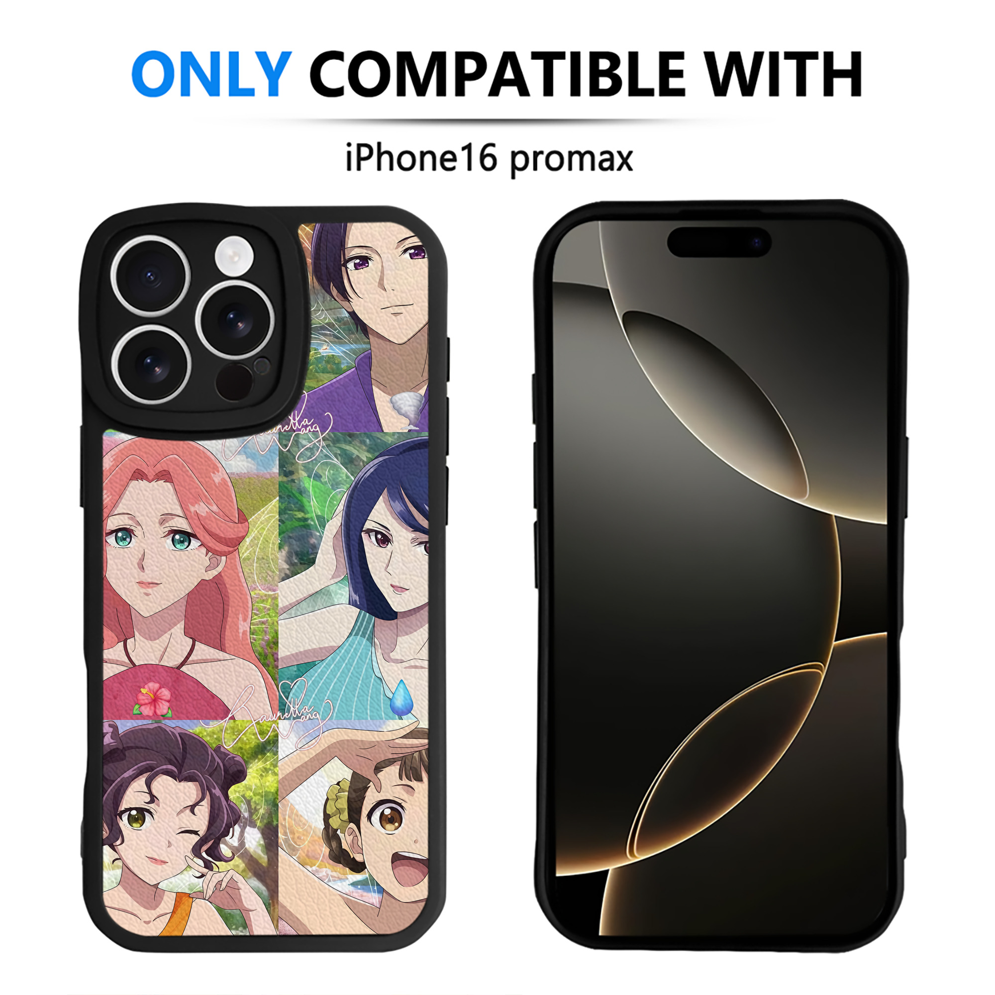 （画像用） 薬屋のひとりごと The Apothecary Diaries 【iPhone 16シリーズ対応】シリコンスマホケース（レザー調） 材質：シリコン